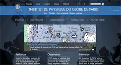 Desktop Screenshot of ipgp.jussieu.fr