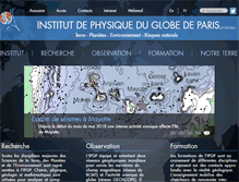 Tablet Screenshot of ipgp.jussieu.fr